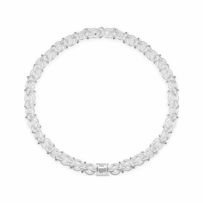 le gramme chain bracelet, polished silver, 347 grams