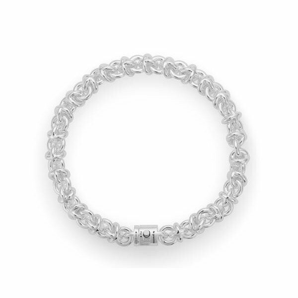 le gramme chain bracelet, polished silver, 29 grams