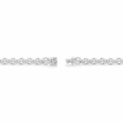 le gramme chain bracelet, polished silver, 21 grams