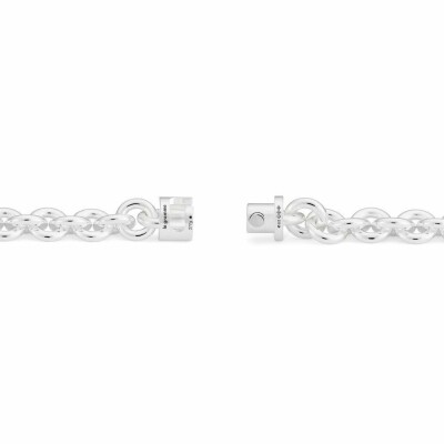 le gramme chain bracelet, polished silver, 253 grams