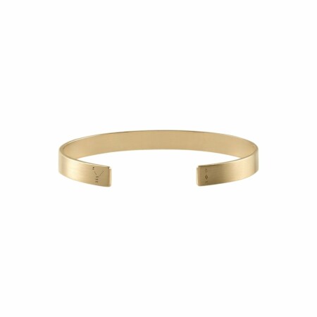 Bracelet le gramme Ruban en or jaune brossé, 21 grammes