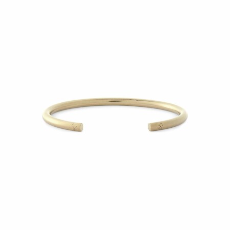 Bracelet le gramme Jonc en or jaune brossé, 29 grammes