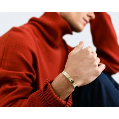 Bracelet le gramme Ruban en or jaune poli, 33 grammes
