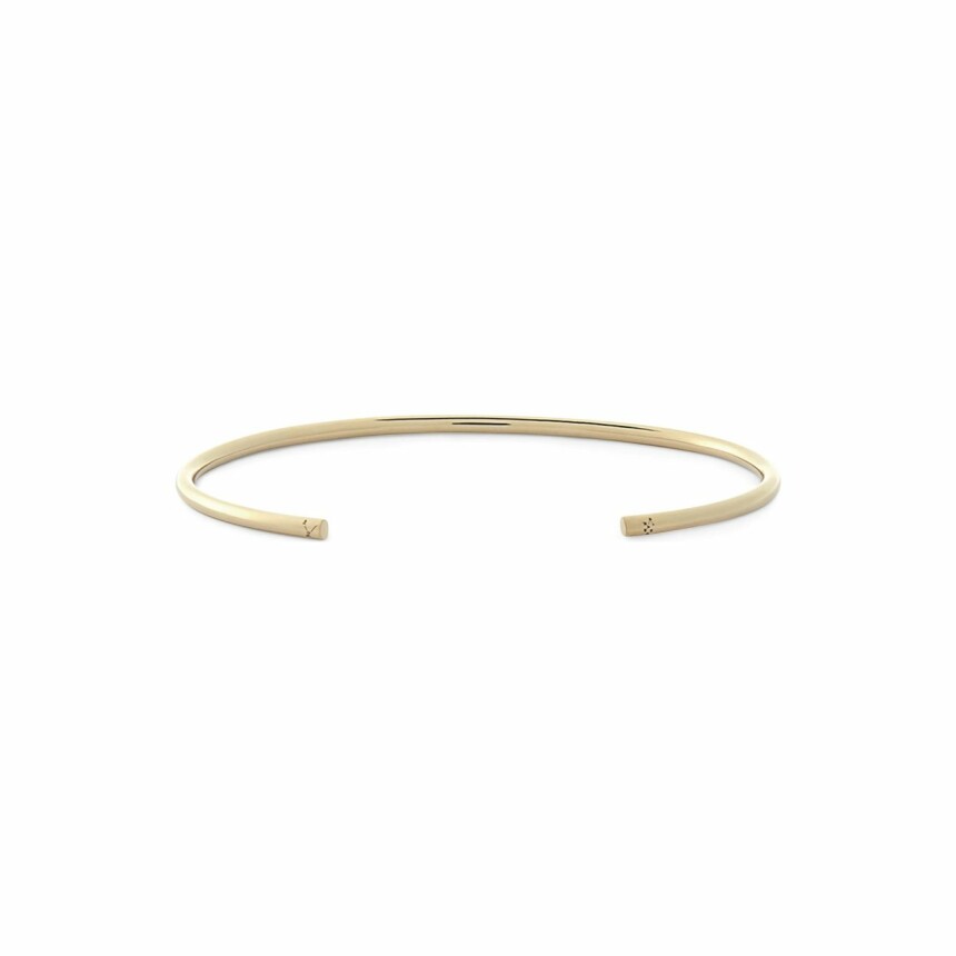 le gramme cable bangle bracelet, polished yellow gold, 9 grams
