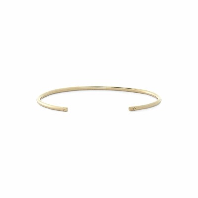 Bracelet le gramme Jonc en or jaune poli, 9 grammes