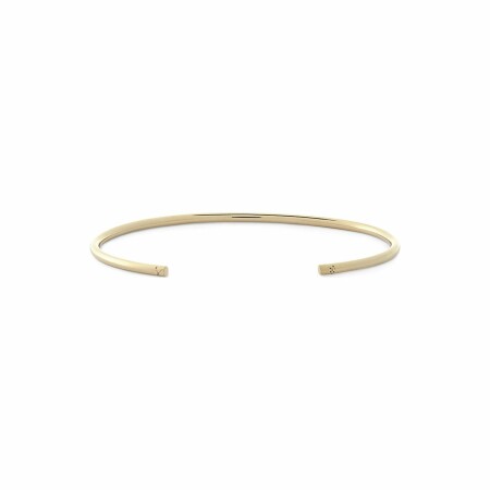 Bracelet le gramme Jonc en or jaune poli, 9 grammes