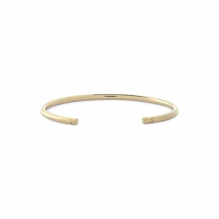 le gramme cable bangle bracelet, polished yellow gold, 17 grams