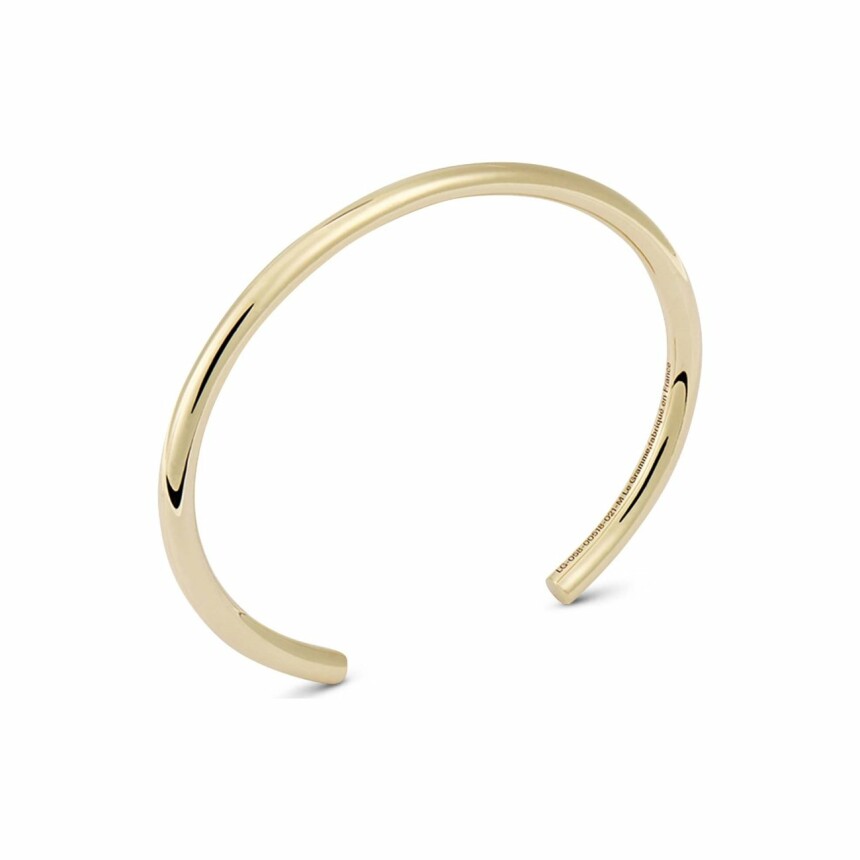 le gramme cable bangle bracelet, polished yellow gold, 29 grams