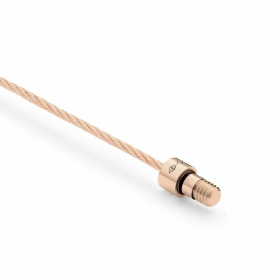 le gramme cable bracelet polished red gold, 11 grams