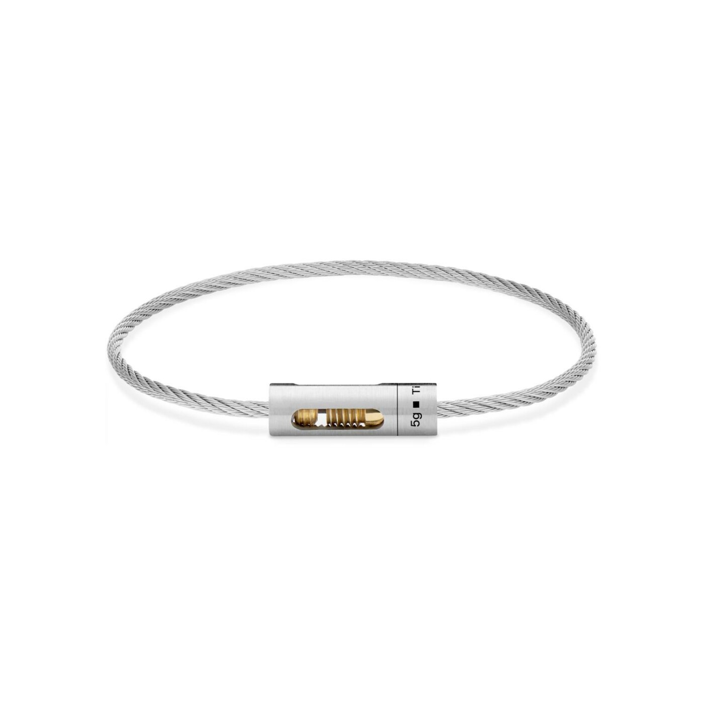 Bracelet le gramme Câble en argent, 5 grammes