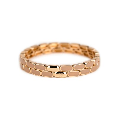 Bracelet Simone à Bordeaux Linéa Moccha en métal doré émaillé