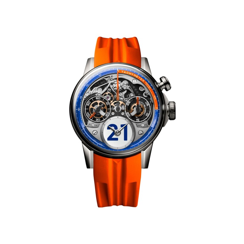 Montre Louis Moinet Time To Race, Orange Papaya