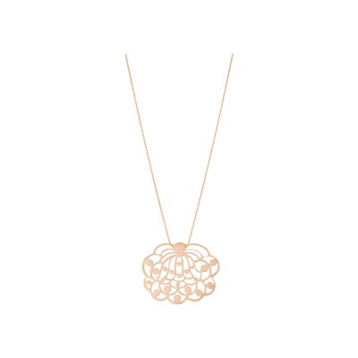 Collier GINETTE NY LOTUS en or rose