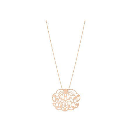 GINETTE NY LOTUS necklace, rose gold