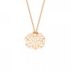 Collier GINETTE NY Mini Lotus en or rose