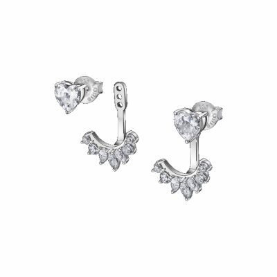 Boucles d'oreilles Lotus Silver Pure essential en argent