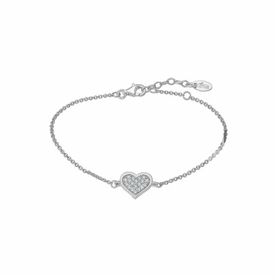 Bracelet Lotus Silver en argent et oxydes de zirconium