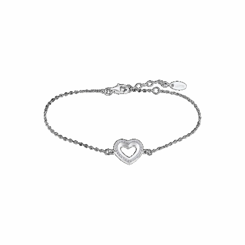 Bracelet Lotus Silver Moments en argent et oxydes de zirconium