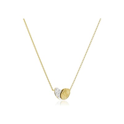 Collier Luísa Rosas Be True Heart en or jaune et diamant
