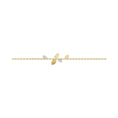 Collier Luísa Rosas Be Station en or jaune et diamant