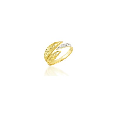 Bague Luísa Rosas Luz Luz en or jaune et diamant