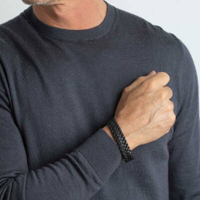 Bracelet Lotus Style Men Basic en acier