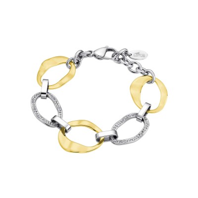 Bracelet Lotus Style Urban Woman en acier