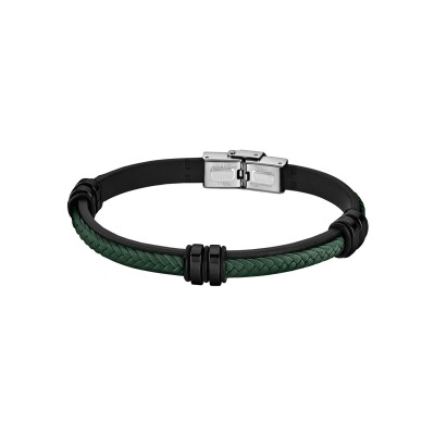 Bracelet Lotus Style Urban Man en cuir