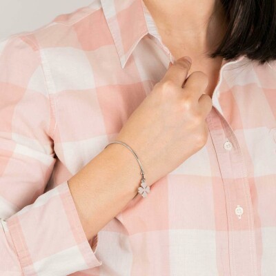 Bracelet Lotus Style Millennial en acier