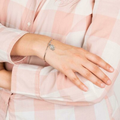 Bracelet Lotus Style Millennial en acier