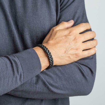 Bracelet Lotus Style Men Basic en acier