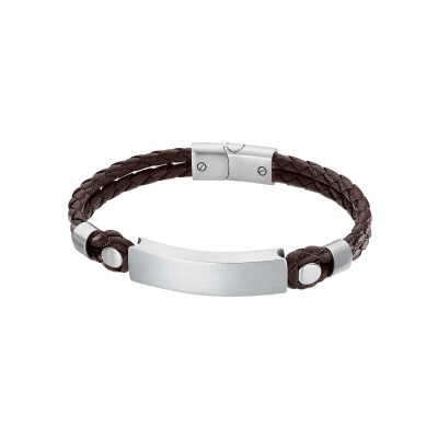 Bracelet Lotus Style Urban Man en acier