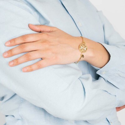 Bracelet Lotus Style Millennial en acier