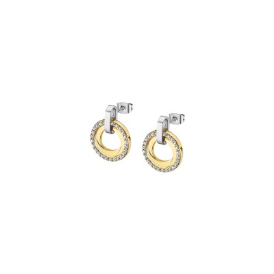 Boucles d'oreilles Lotus Style Bliss en acier