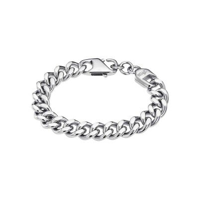 Bracelet Lotus Style Men In Black en acier