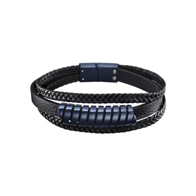 Bracelet Lotus Style Urban Man en cuir