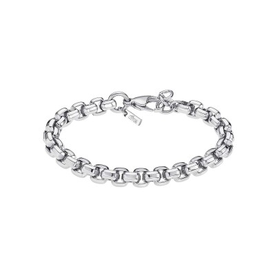 Bracelet Lotus Style Men In Black en acier