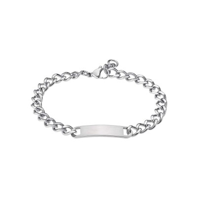 Bracelet Lotus Style Men In Black en acier