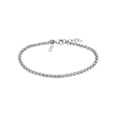 Bracelet Lotus Style Men In Black en acier