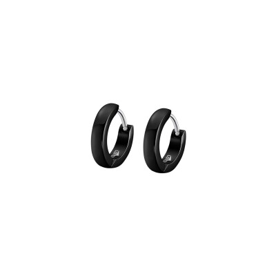 Boucles d'oreilles Lotus Style Men's Earrings en acier