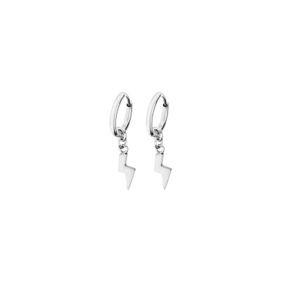 Boucles d'oreilles Lotus Style Men's Earrings en acier