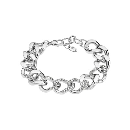 Bracelet Lotus Style Urban Woman en acier et oxydes de zirconium