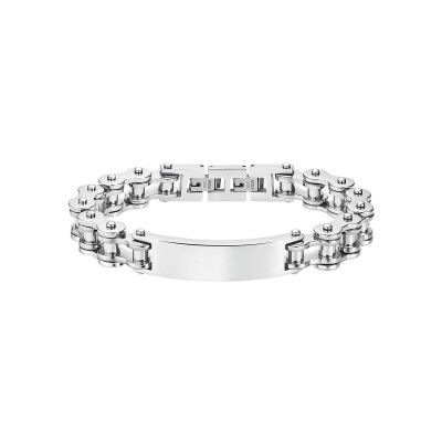 Bracelet Lotus Style Men In Black en acier