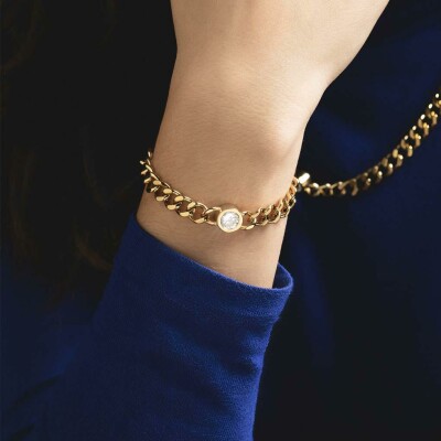 Bracelet Lotus Style Urban Woman en acier