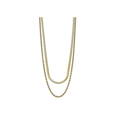 Collier Lotus Style Urban Woman en acier