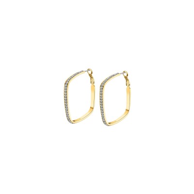 Boucles d'oreilles Lotus Style Urban Woman en acier