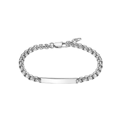 Bracelet Lotus Style Men In Black en acier