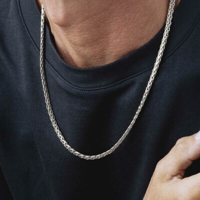 Collier Lotus Style Urban Man en acier
