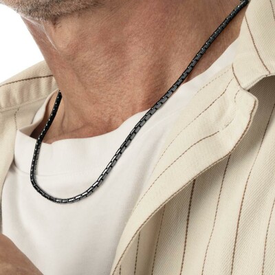 Collier Lotus Style Urban Man en acier