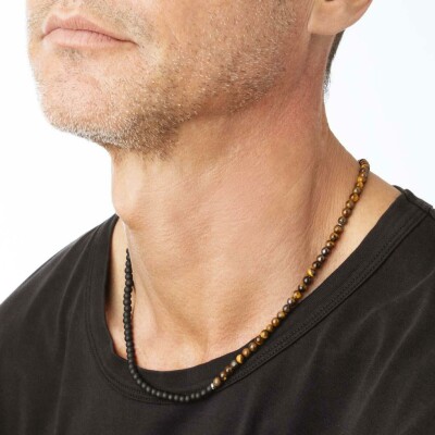 Collier Lotus Style Urban Man en acier